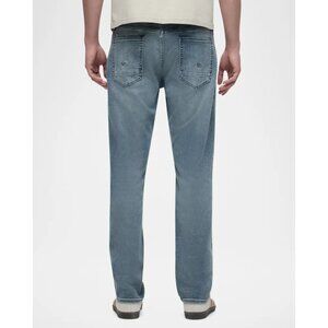 NWT HUDSON Men's Blake Slim-Straight Jeans in Levi Wash 33 X 33 DISTRESSED DENIM